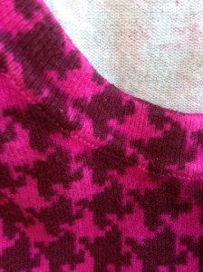 Not houndstooth - Merona. Jersey knit and printed