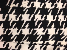 Not houndstooth - Calvin Klein. Knit (warp knit) and printed